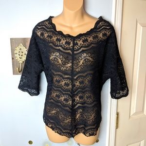 Free People | NWOT Crochet Blouse